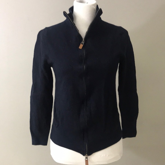 Buttoned Down Men's Wool Full-Zip Sweater E9 - Picture 1 of 5